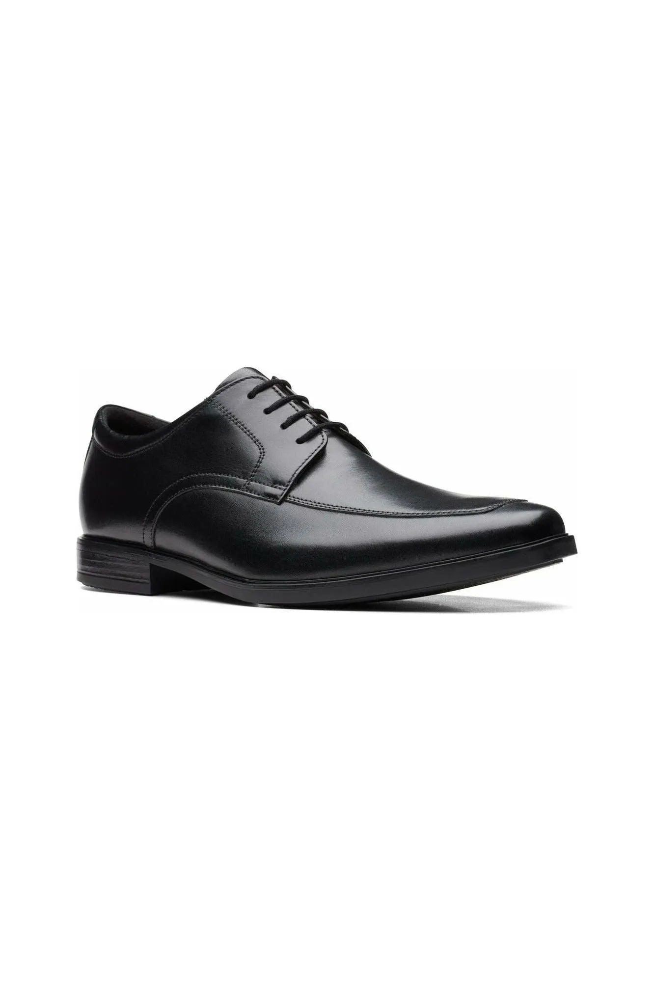 Clarks Howard Apron black leather