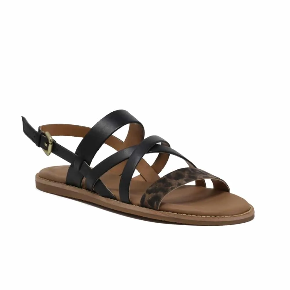 CLARKS Karsea Sun Women Sandal Leopard Leather