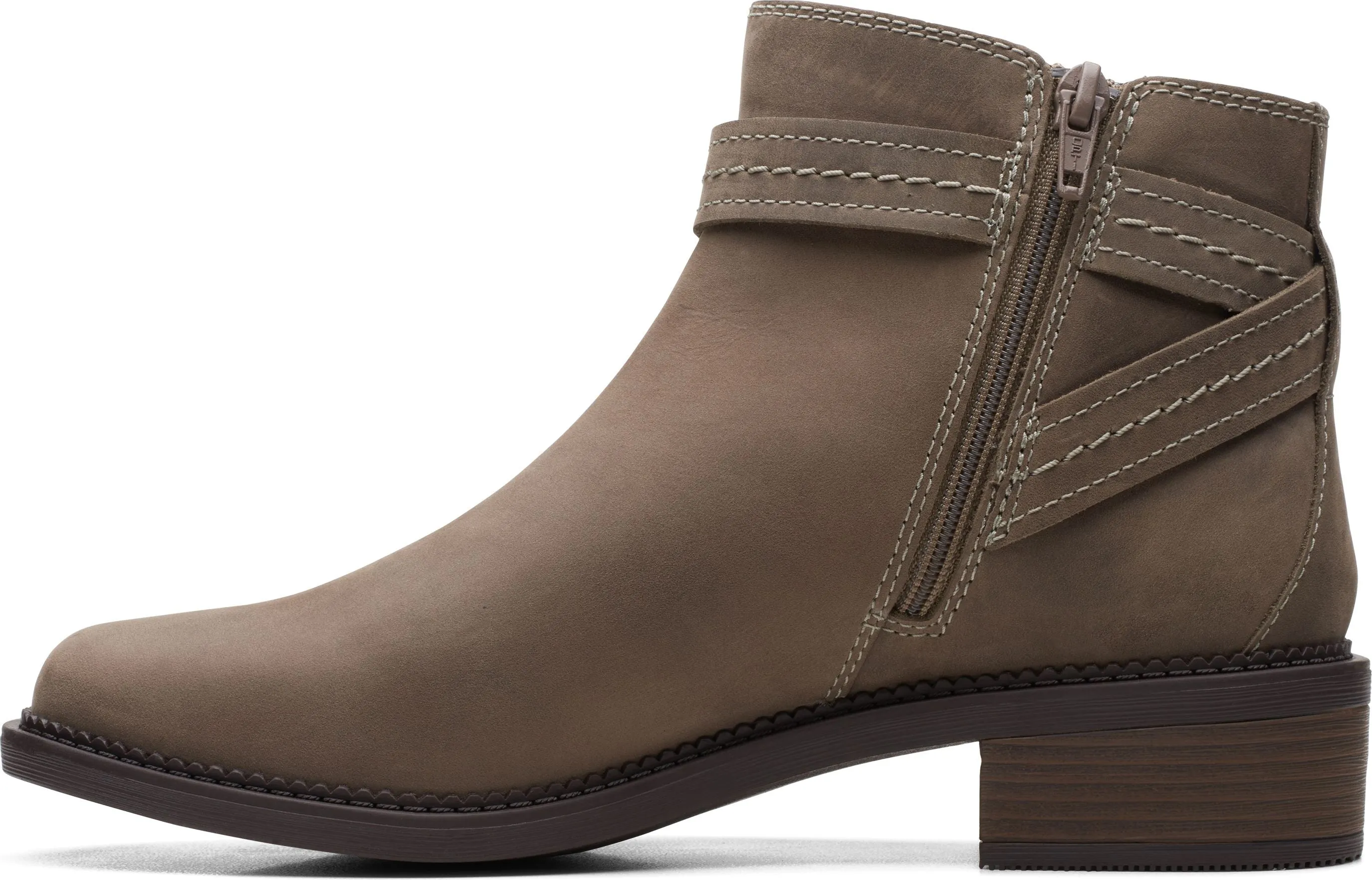 Clarks Maye Strap Dark Taupe