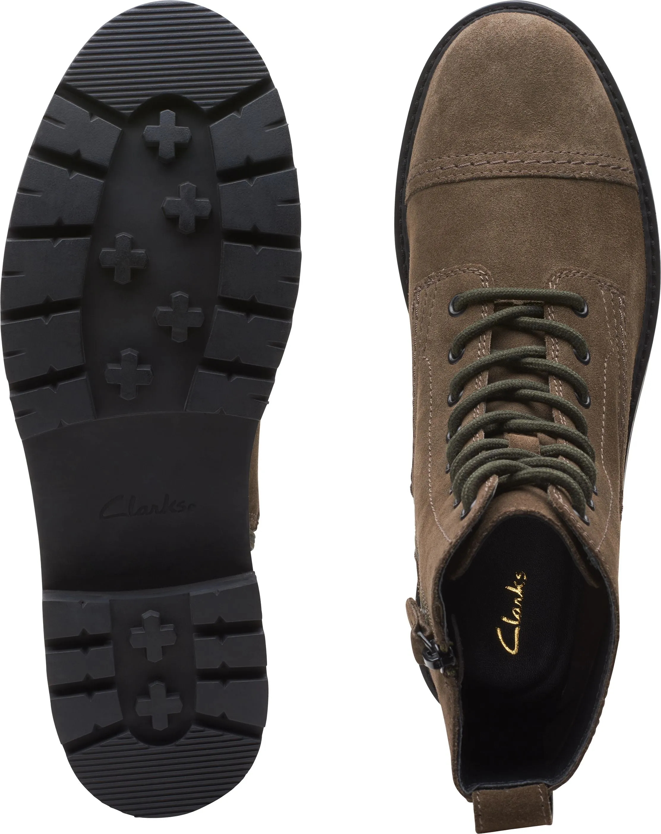 Clarks Orianna Cap Dark Olive