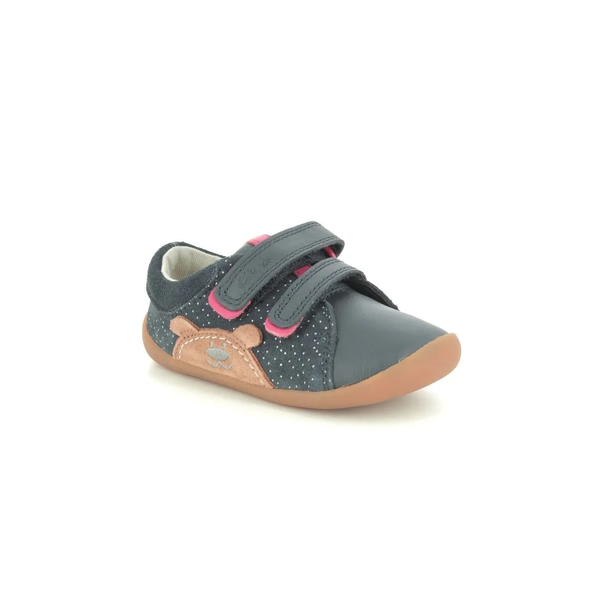 Clarks - Roamer Bear T 261576626f - F Fit (navy Leather)