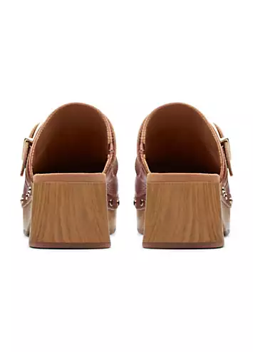 Clarks Tan Leather Sivanne Sun Sandals | Grattan