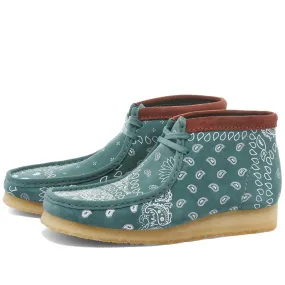 Clarks Wallabee BootGreen Paisley