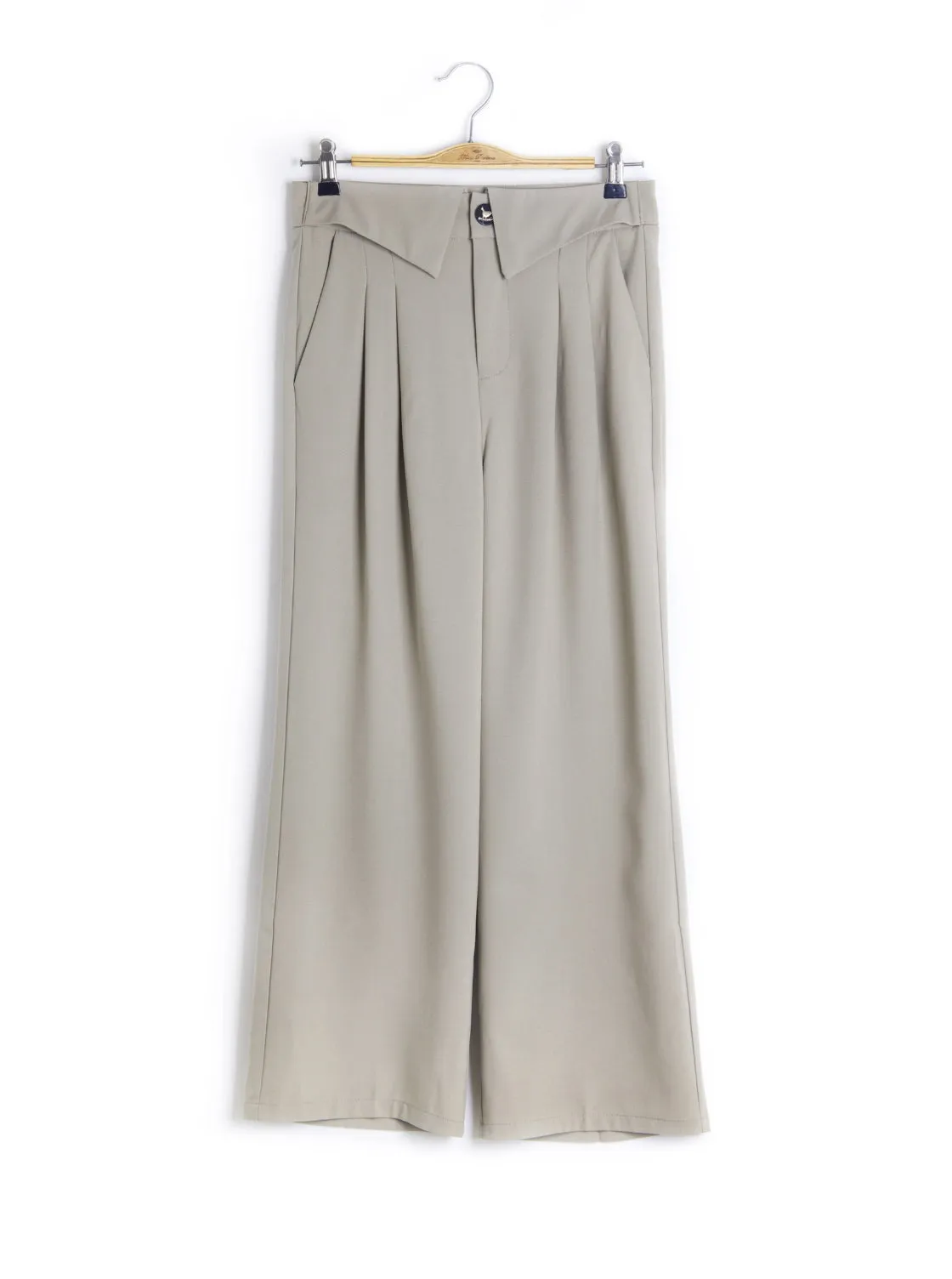 Classic Academia Trousers (Oatmeal)