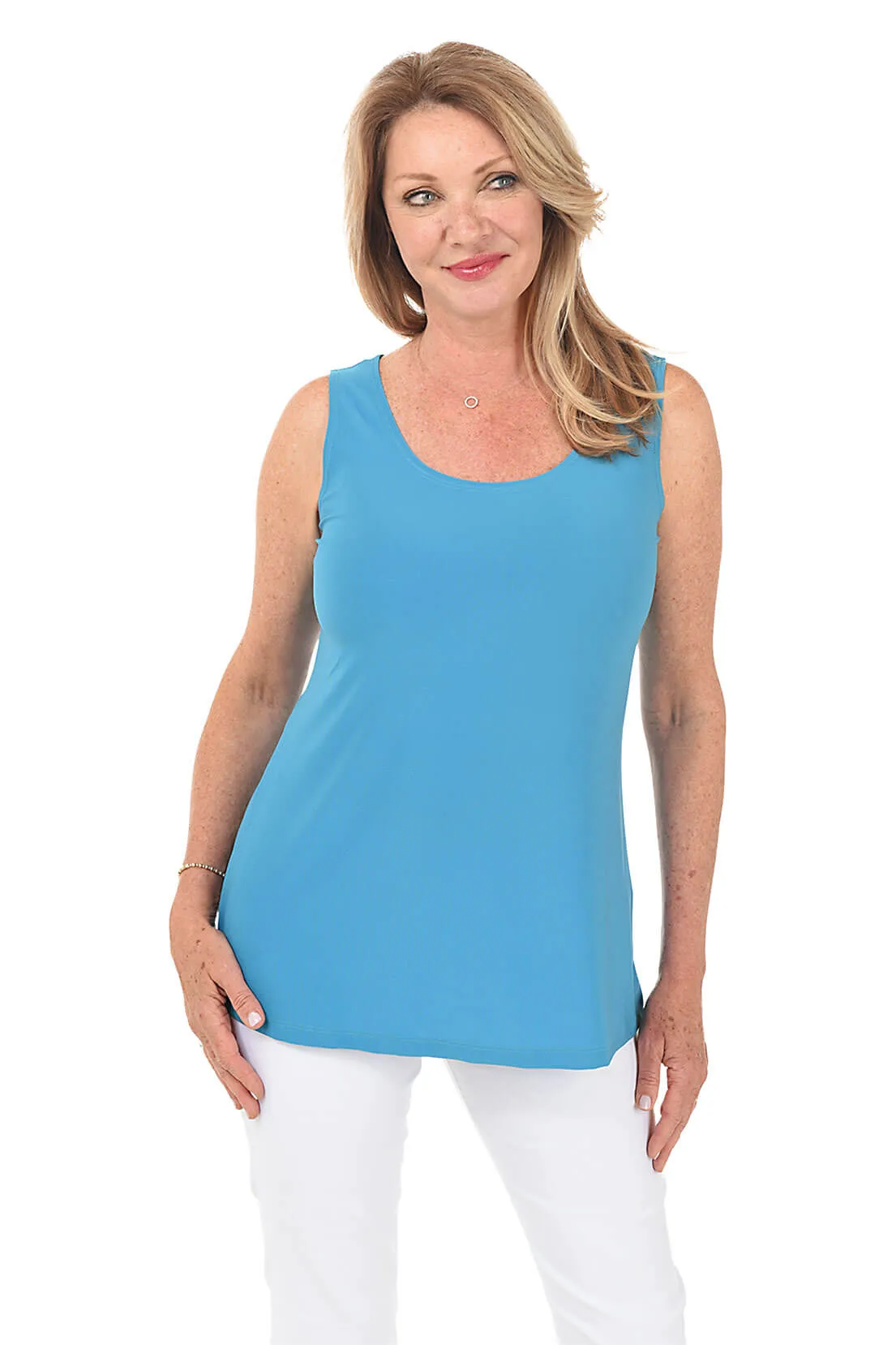 Classic Scoop Neck Sleeveless Tank