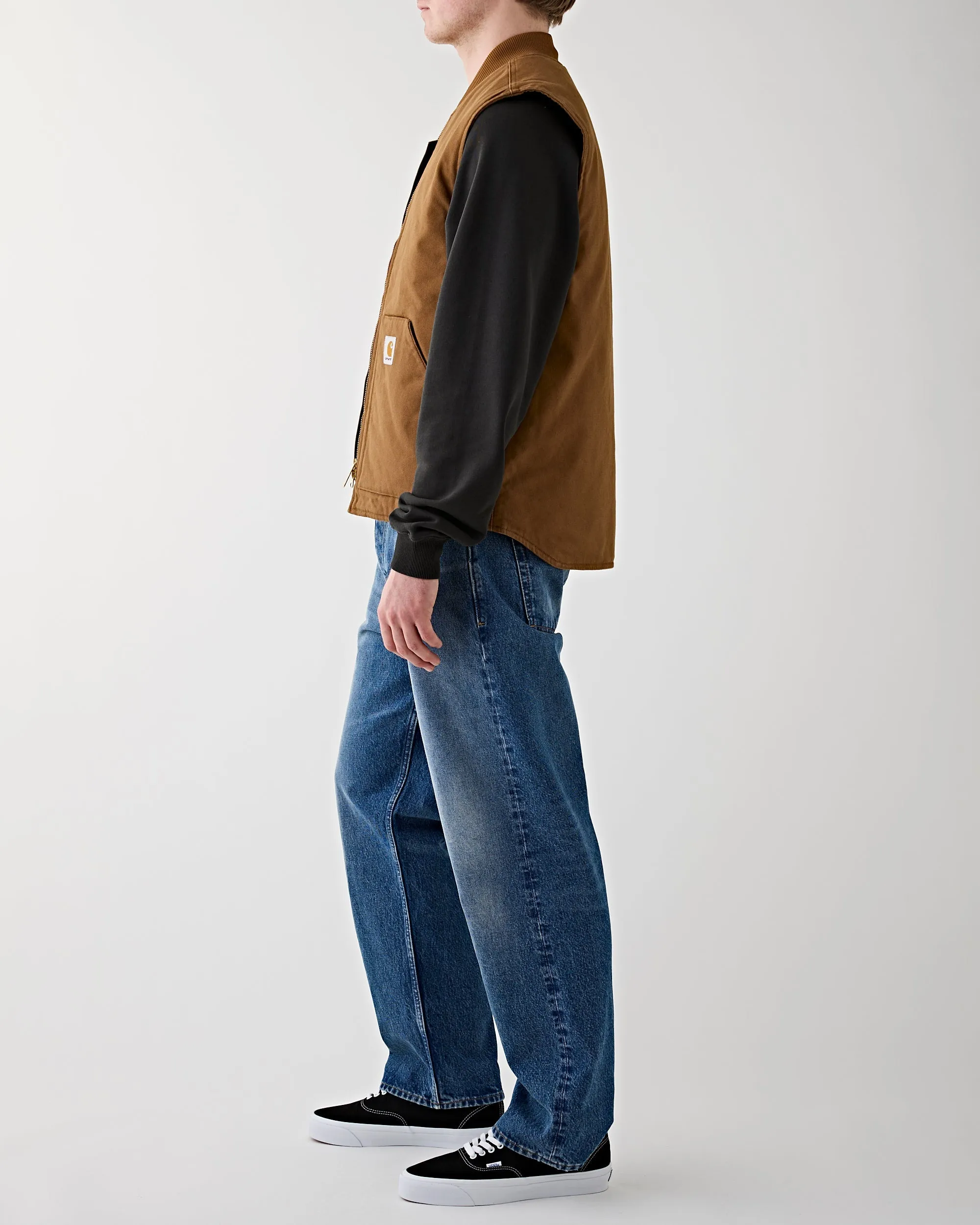 Classic Vest Hamilton Brown Heavy Stone Wash
