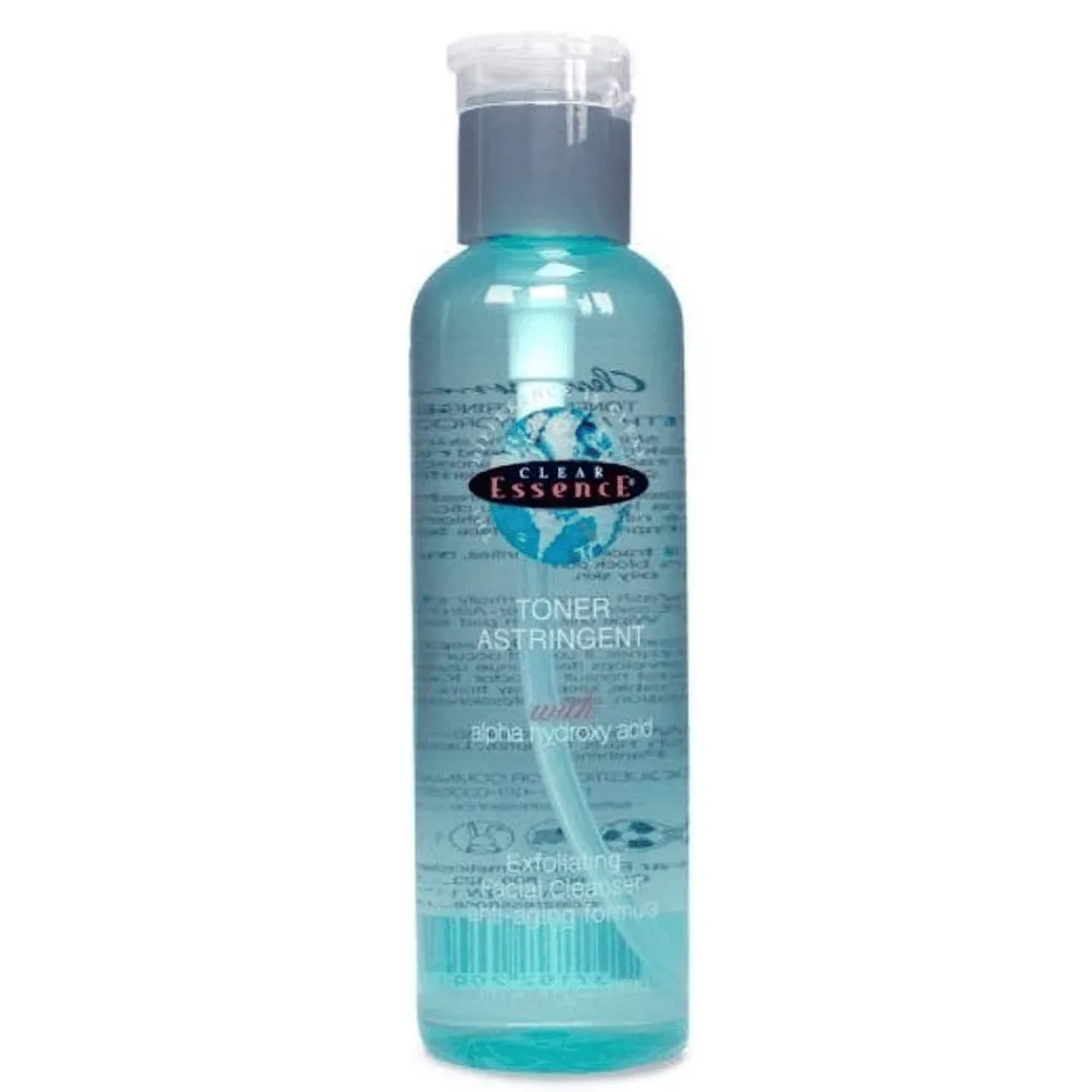 Clear Essence Anti-Aging Skin Toner Astringent avec Alpha Hydroxy Acid 236 ml