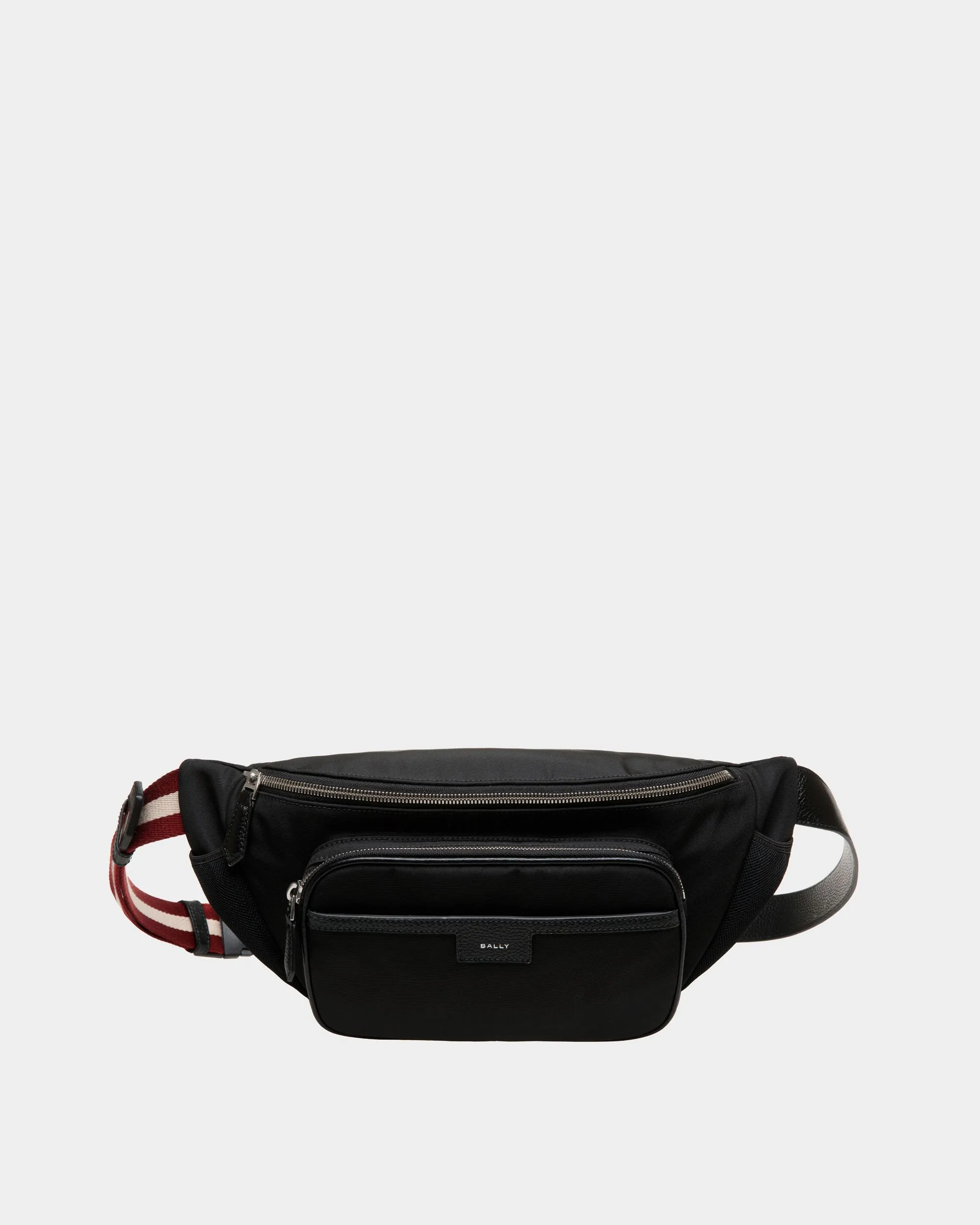 Code Belt Bag in Black Nylon 