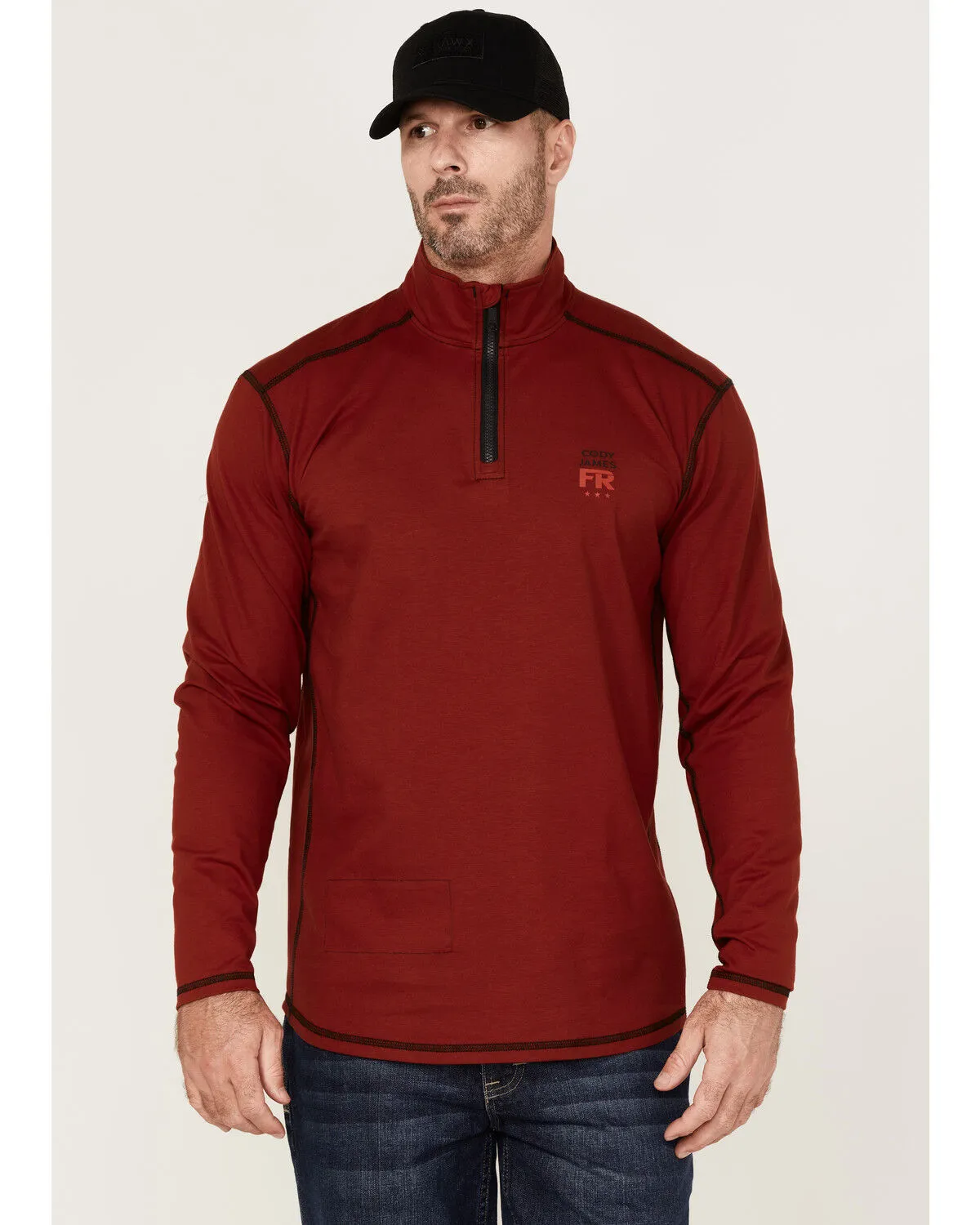 Cody James Men's FR Knit 1/4 Zip-Front Work Pullover