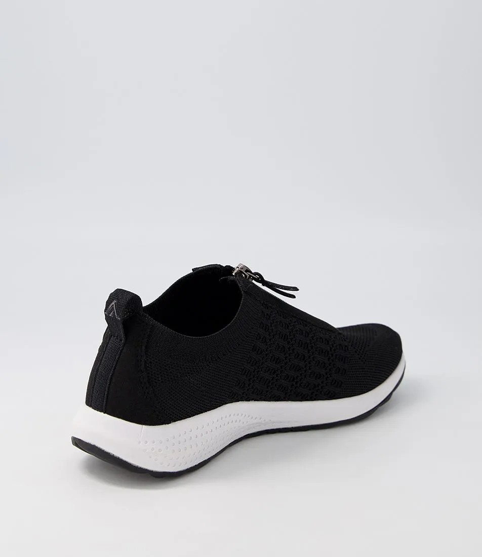 COLORADO Camsons Black Recycled Knit Sneakers
