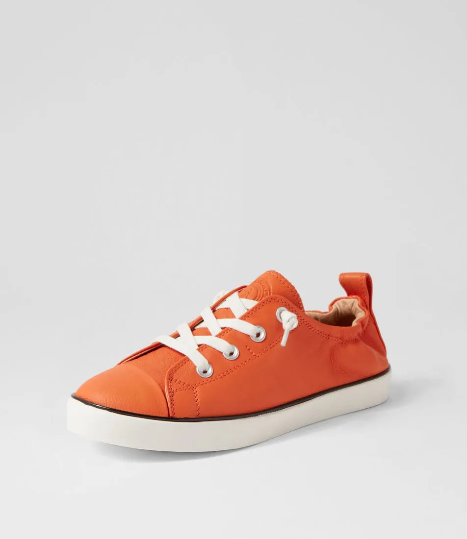 COLORADO Epic Orange Leather Sneakers