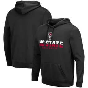 Colosseum NC State Wolfpack Black Lantern Pullover Hoodie