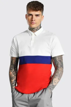 Colour Block Polo