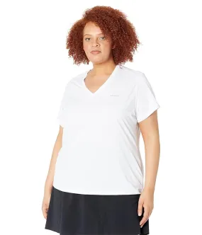 Columbia Plus Size Hike™ Short Sleeve V-Neck Women's