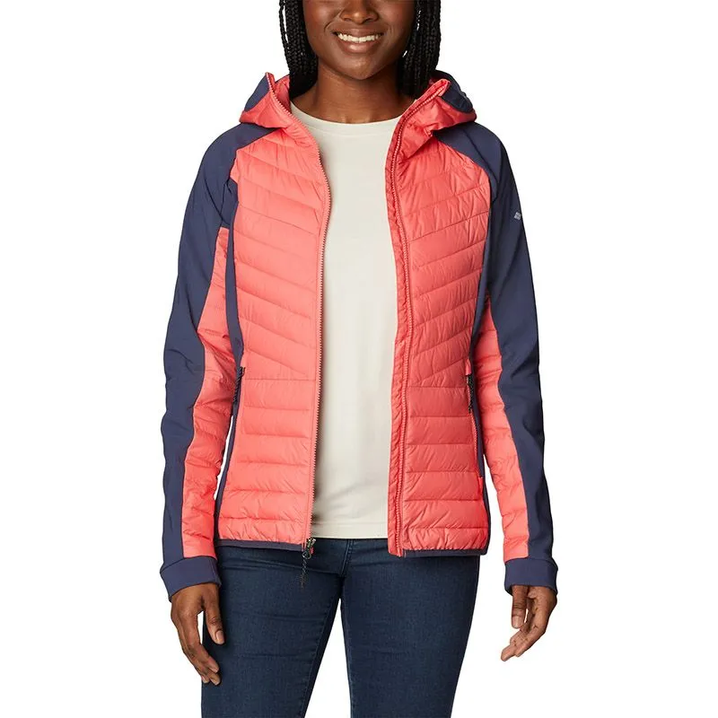 Columbia Women's Powder Lite™ Hybrid Hooded Jacket Blush Pink / Nocturnal