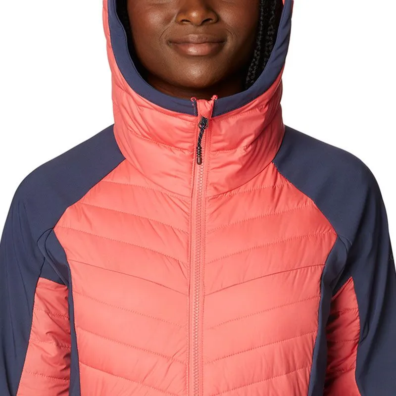 Columbia Women's Powder Lite™ Hybrid Hooded Jacket Blush Pink / Nocturnal