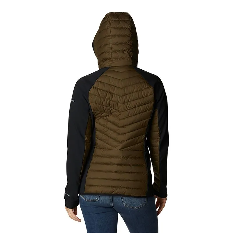 Columbia Women's Powder Lite™ Hybrid Hooded Jacket Olive Green / Black