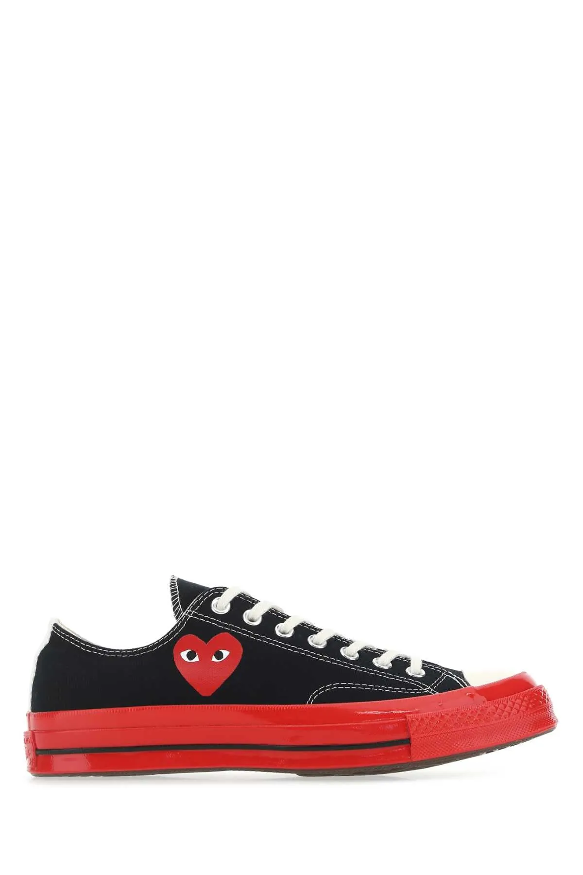 Comme Des Garcons Play Black Canvas Comme Des Gar§Ons X Converse Sneakers