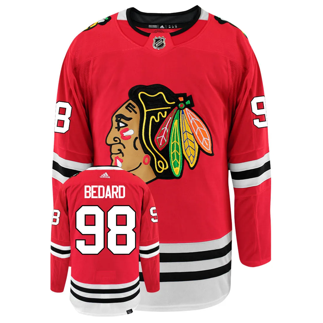 Connor Bedard Chicago Blackhawks Adidas Primegreen Authentic NHL Hockey Jersey     