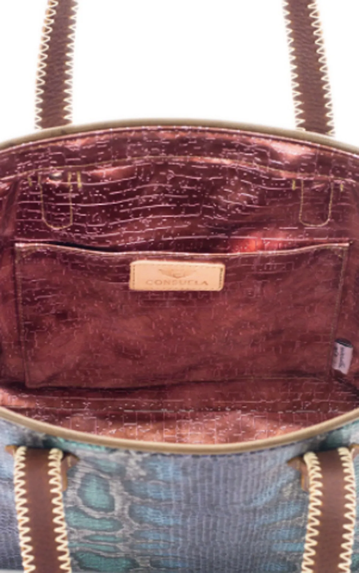 Consuela Marfa Rattler Python Snake Classic Tote