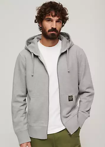 Contrast Stitch Relax Zip Hoodie by Superdry | Look Again