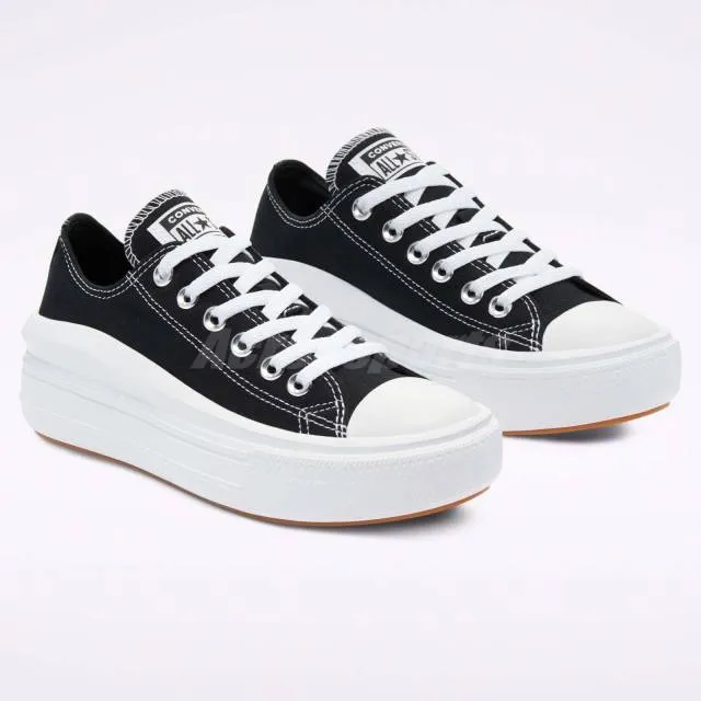 Converse Canvas Color Chuck Taylor All Star Move Black W...