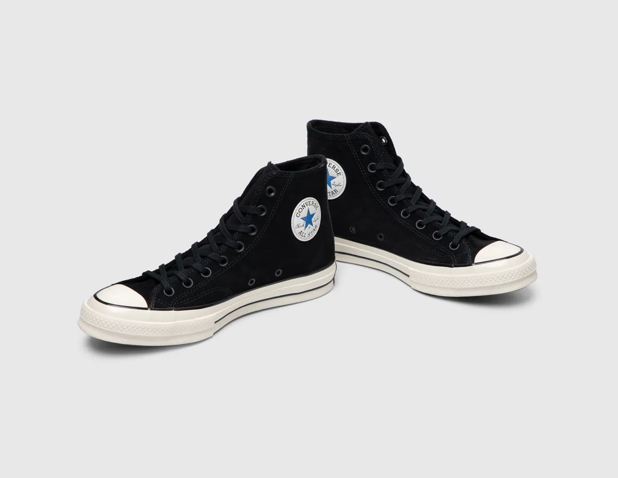 Converse Chuck 70 Suede Black / Egret - Ancestral Blue