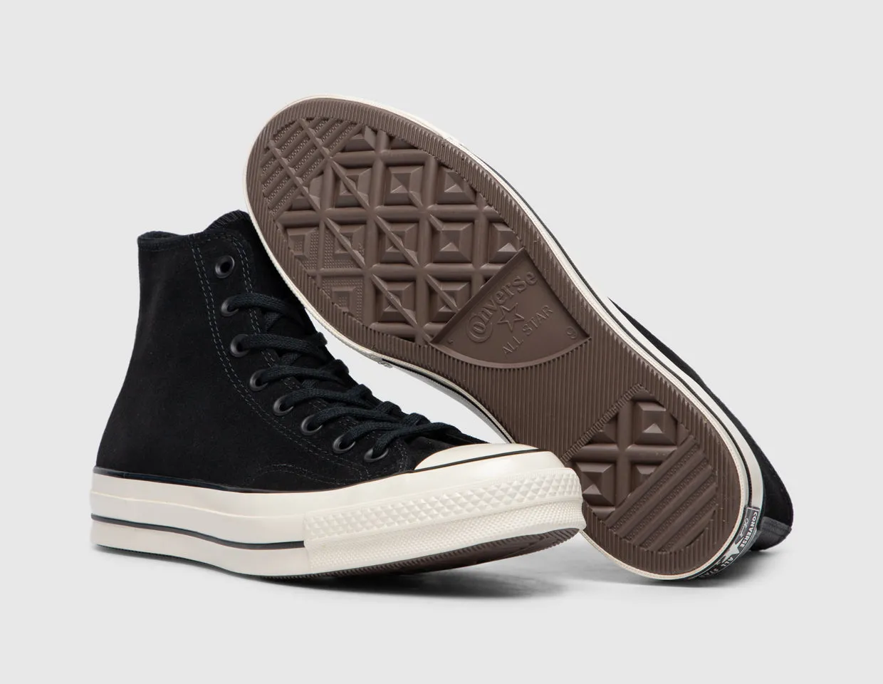 Converse Chuck 70 Suede Black / Egret - Ancestral Blue