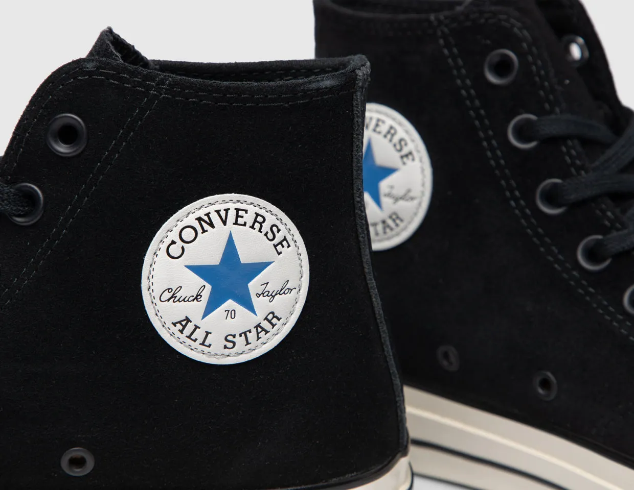 Converse Chuck 70 Suede Black / Egret - Ancestral Blue