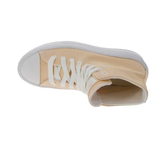 Converse Chuck Taylor All Star Move Baskets montantes pour femme avec patch logo brodé A06103C Abricot