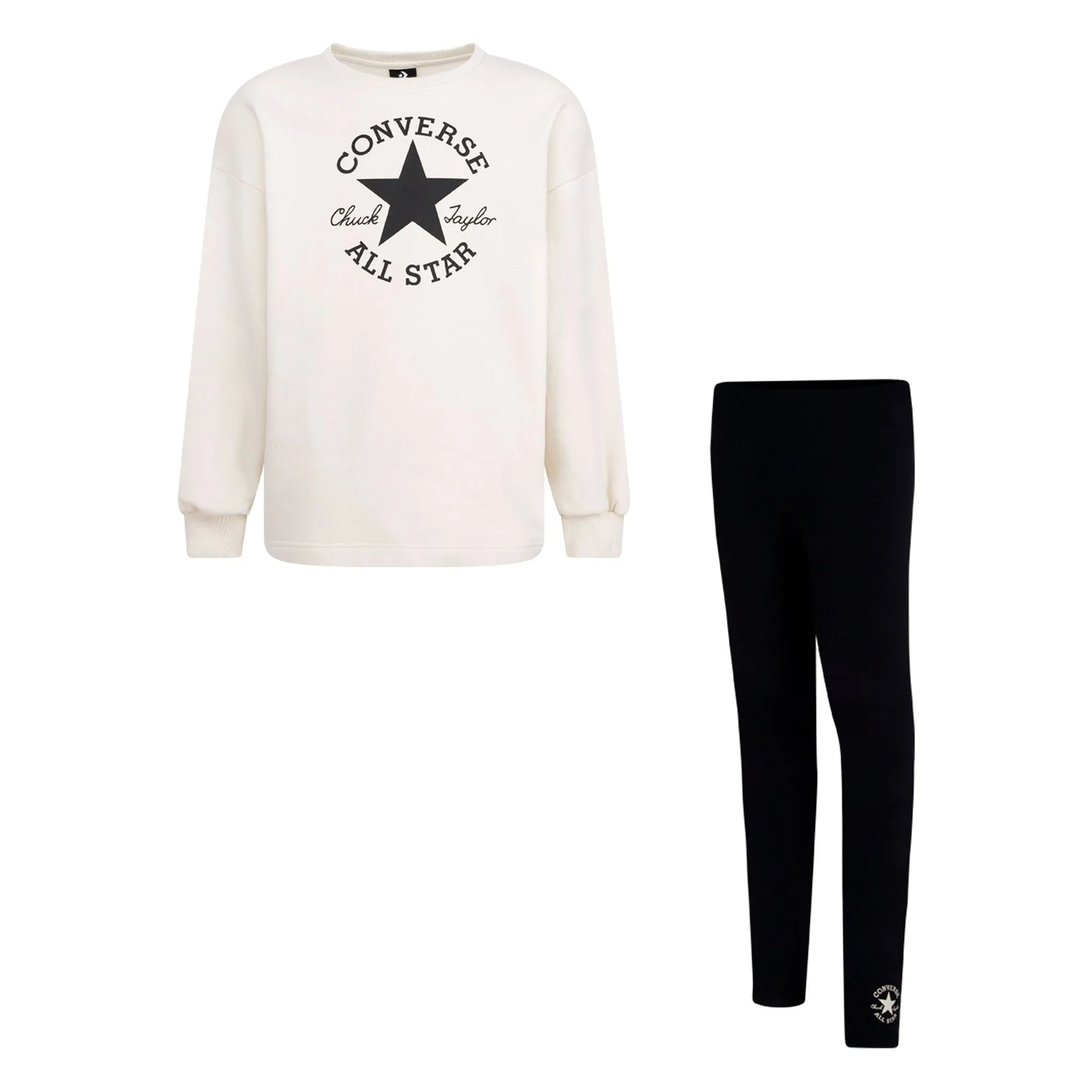 Converse Crewneck Legging Set 7-16y  - Clement