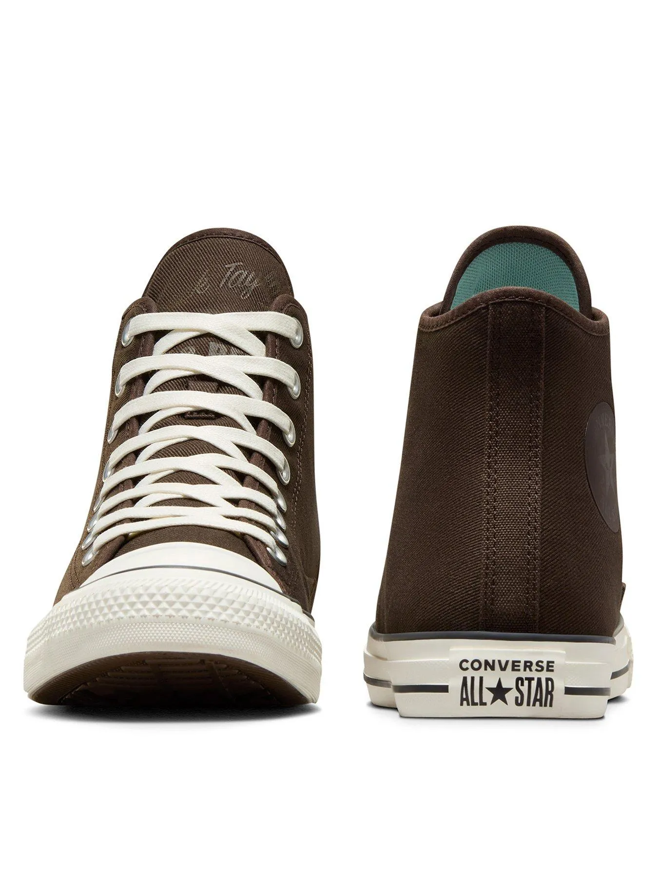 Converse Mens Hi Top Trainers - Dark Brown