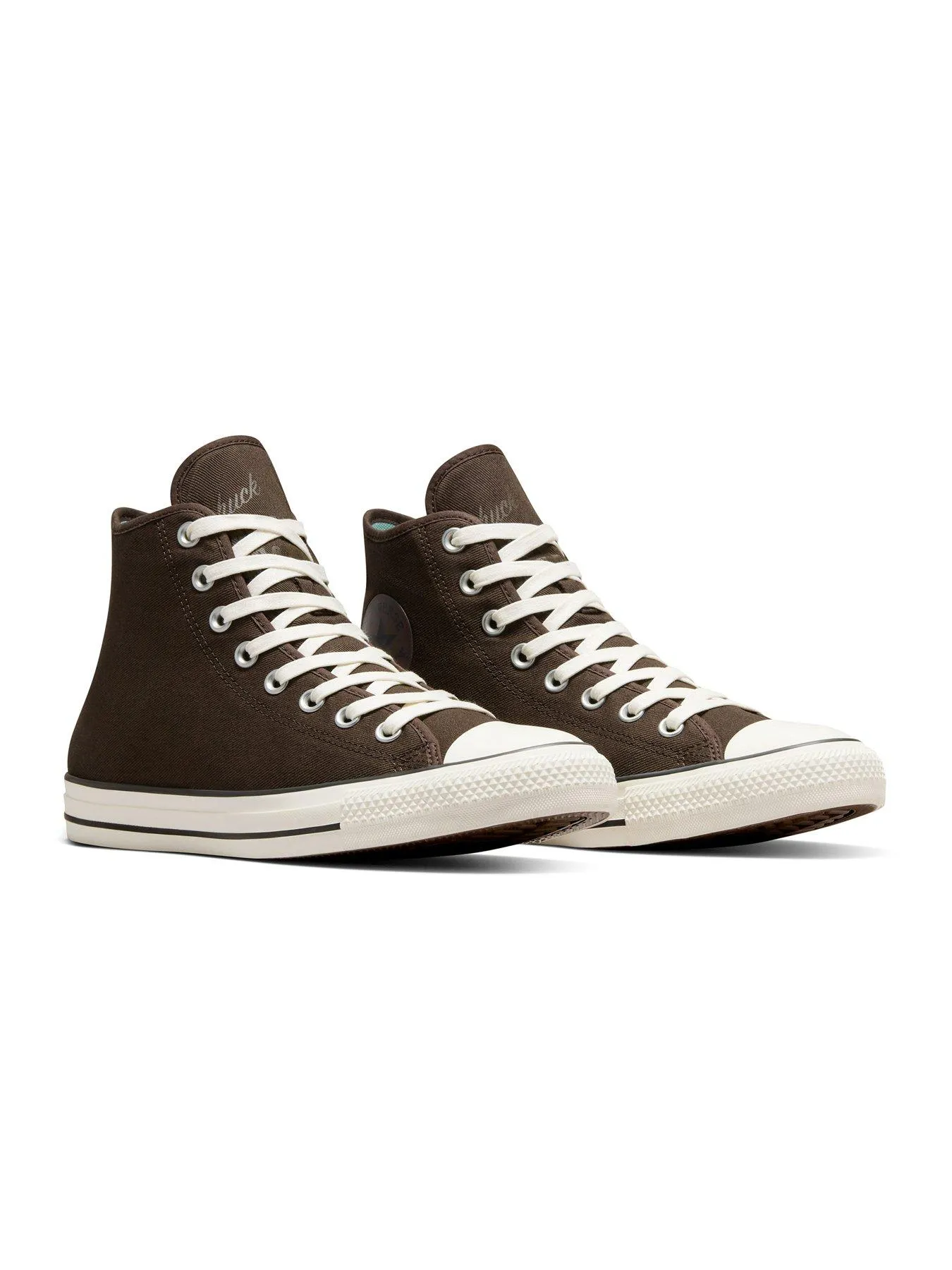 Converse Mens Hi Top Trainers - Dark Brown