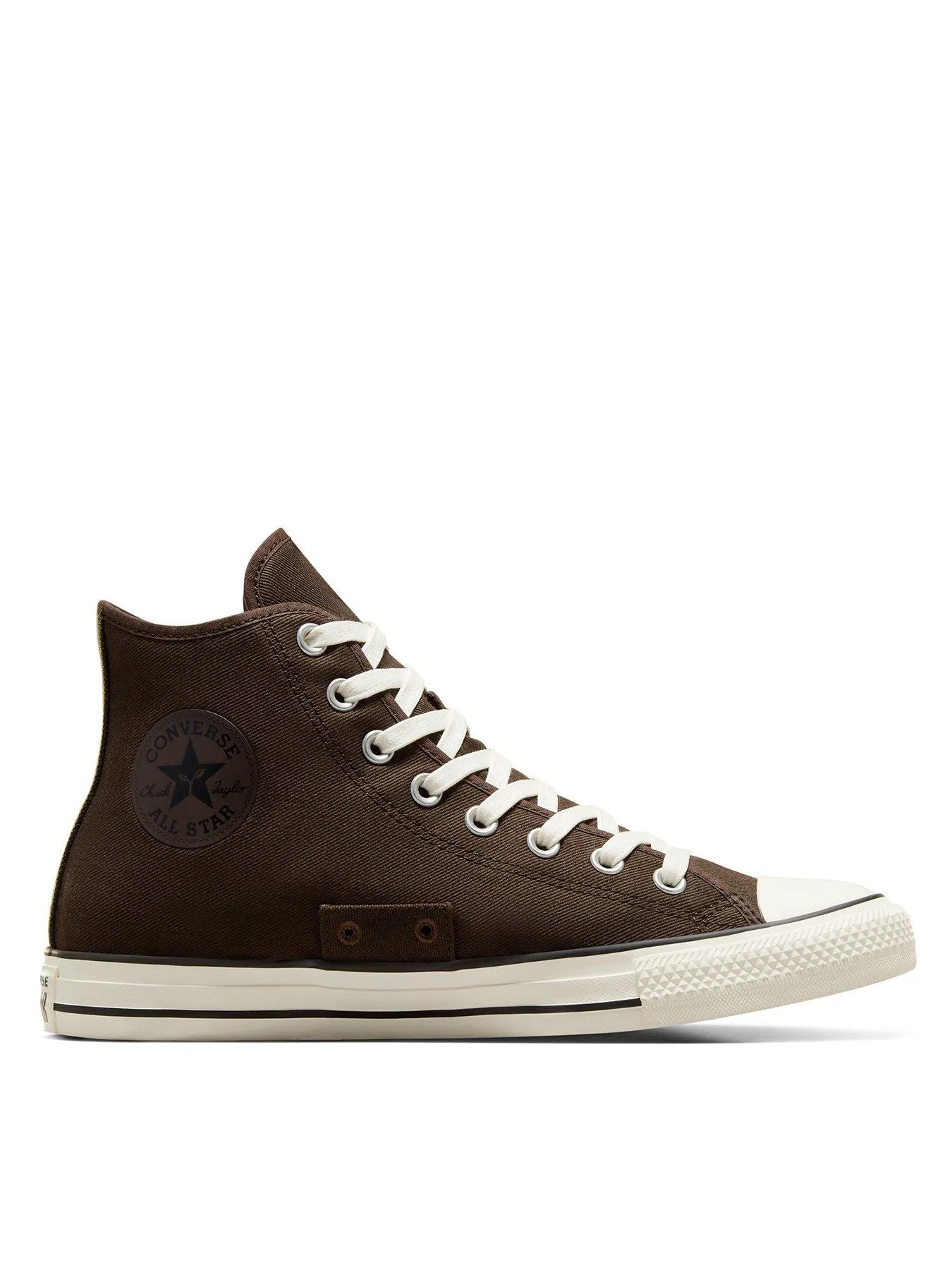 Converse Mens Hi Top Trainers - Dark Brown