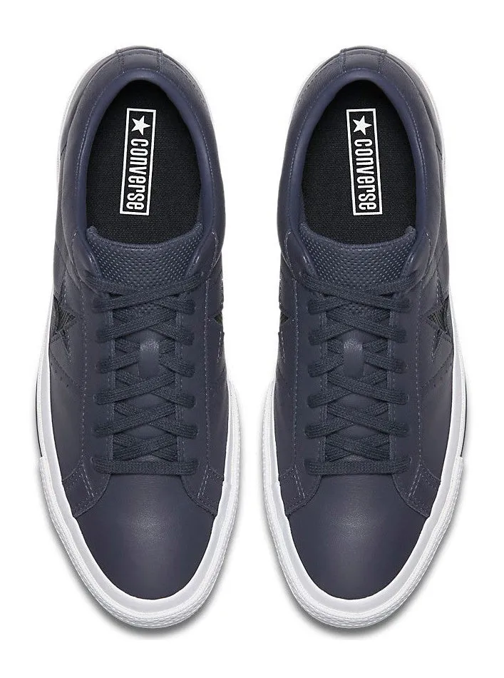 Converse One Star Low Top Leather Sharkskin/Black/White