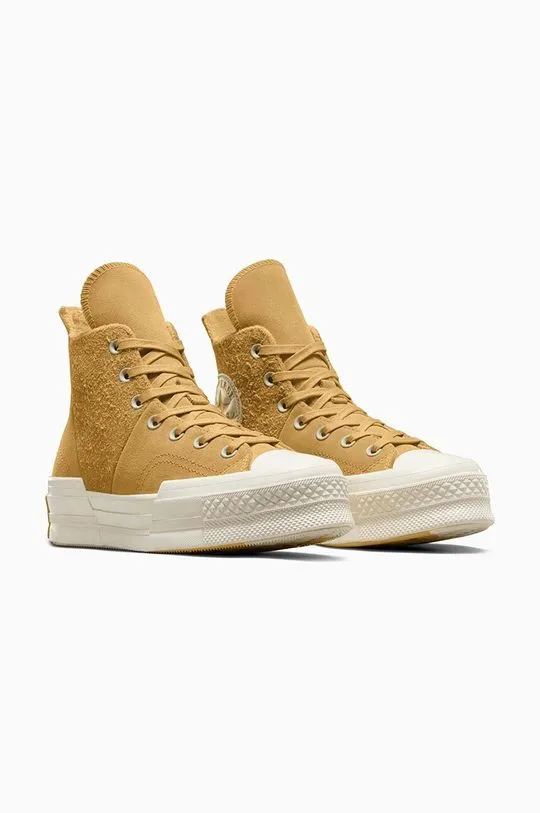 Converse suede trainers Chuck 70 Plus green color A05503C