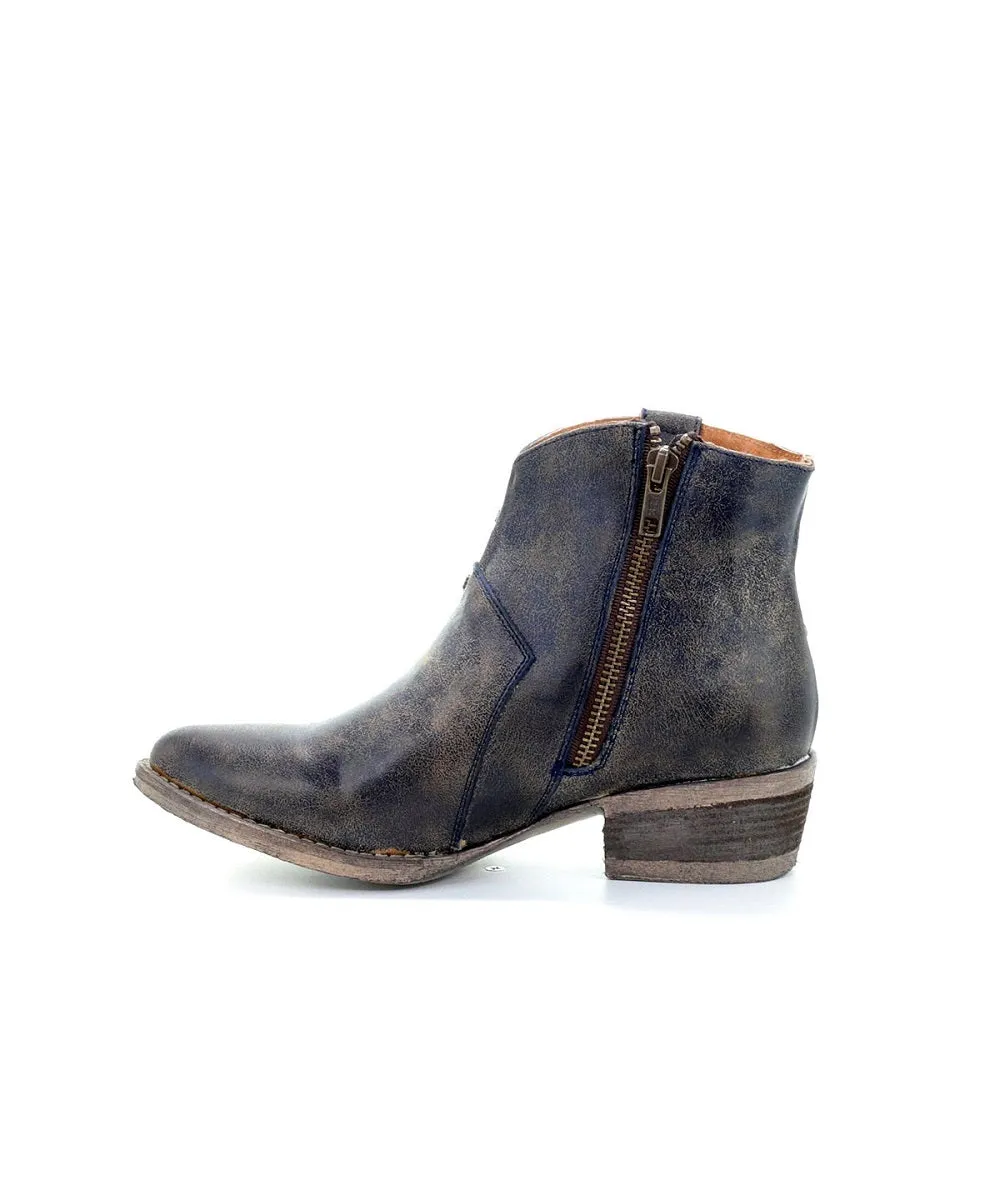 Corral Women's Blue Star Inlay Ankle Boot