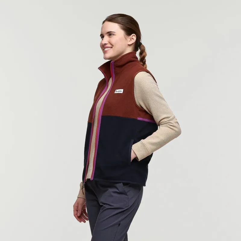 Cotopaxi Women's Amado Fleece Vest Rusty Carbon