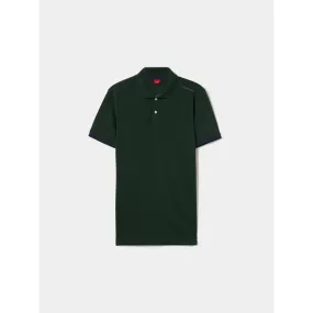 Cotton piqué polo shirt