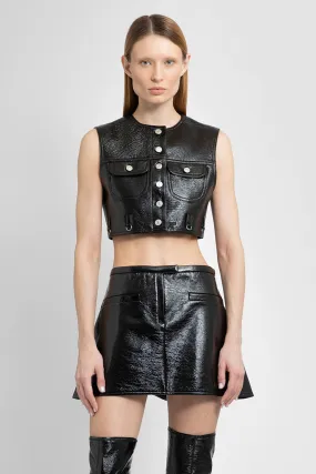 courrèges multiflex vnyl crop vest