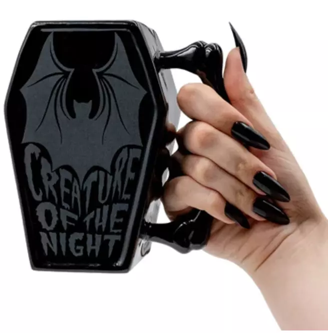 Creature Of The Night Coffin Mug