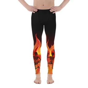 Crimson Inferno Men's Leggings
