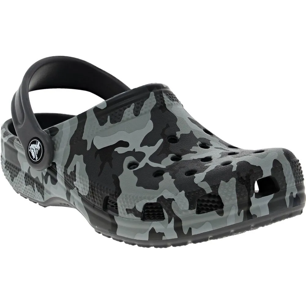 Crocs Classic Camo Clog Water Sandals - Boys