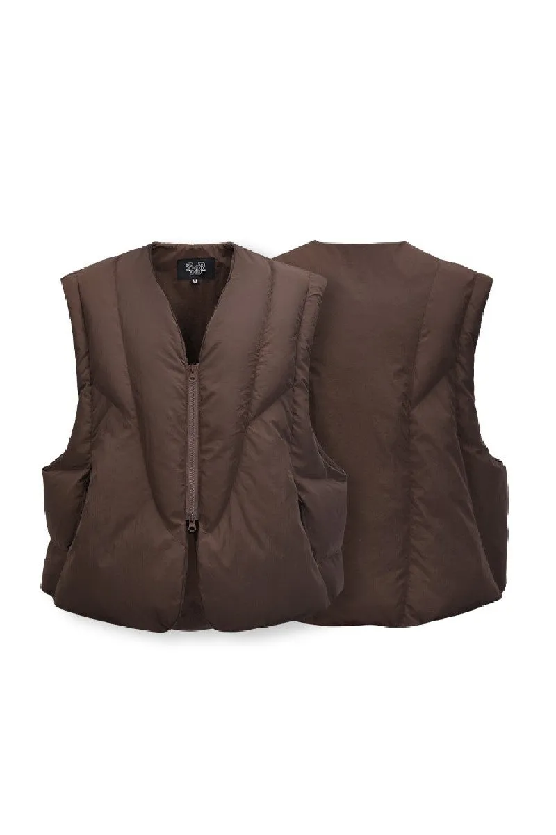 Cropped Vest Jacket