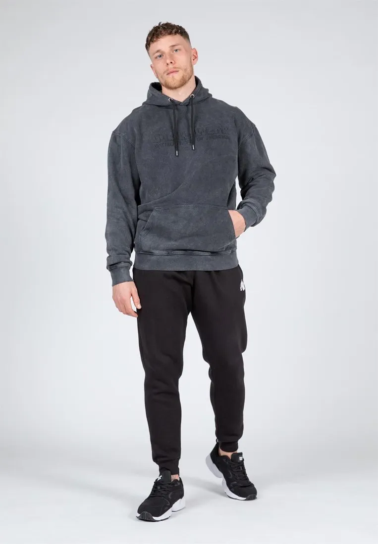 Crowley Men's Oversized Hoodie - Washed Gray - 2XL Gorilla Wear