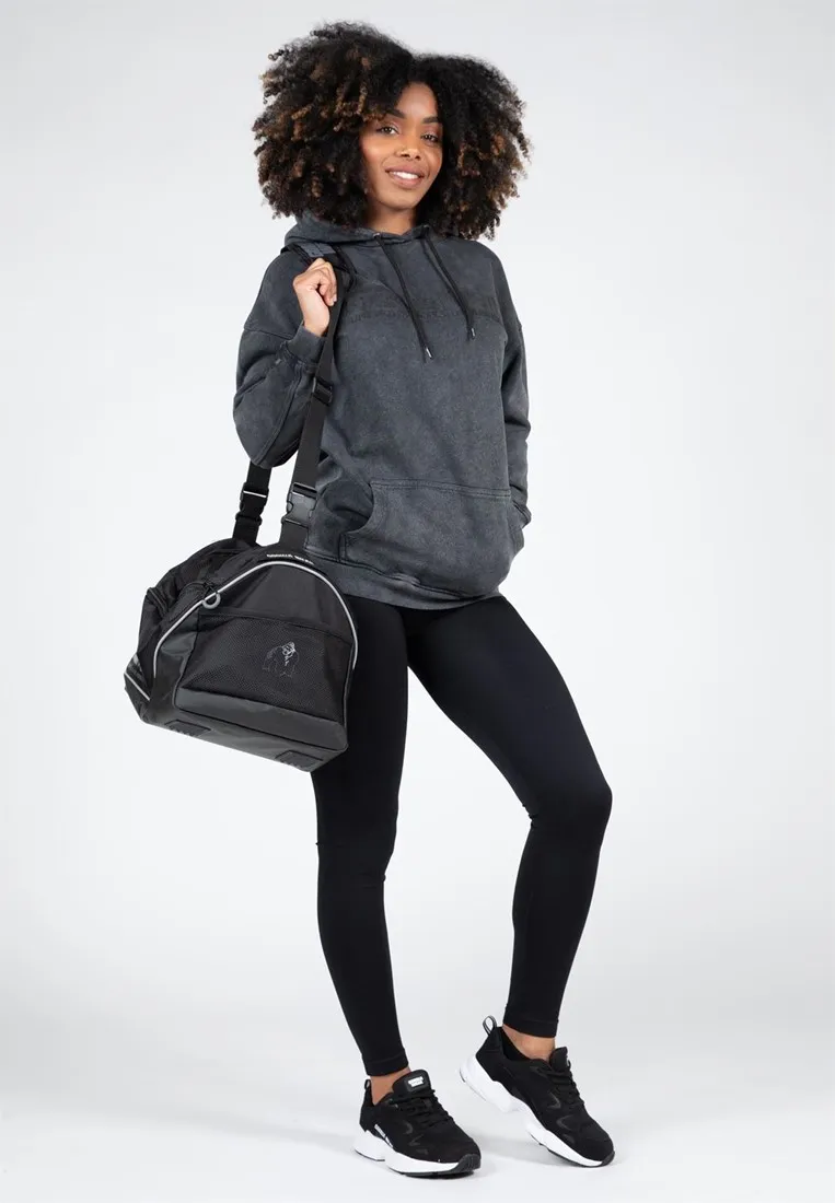 Crowley Women's Oversized Hoodie - Washed Gray - L Gorilla Wear
