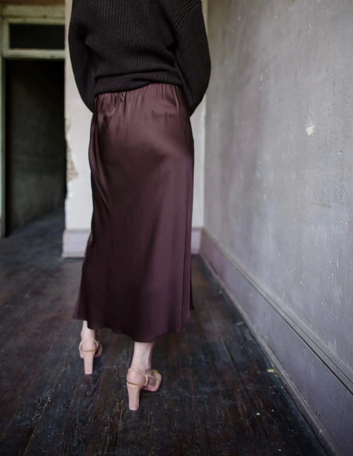 Cruise Slip Skirt - Coffee
