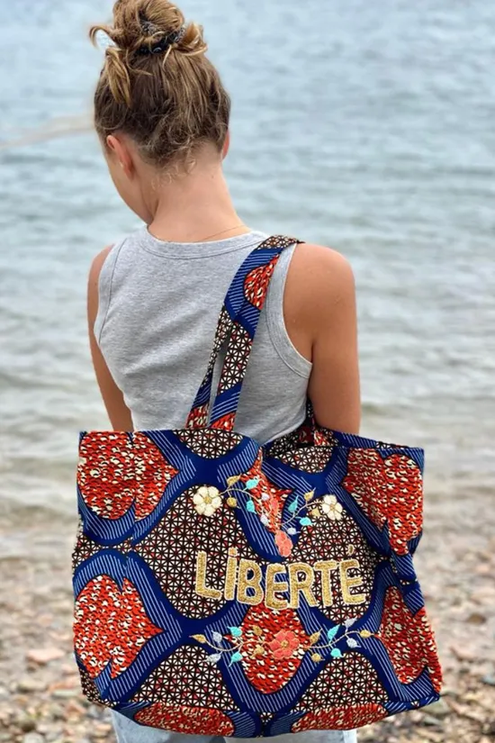 CSAO, Kossiwa Embroidered Bag LIBERTÉ  