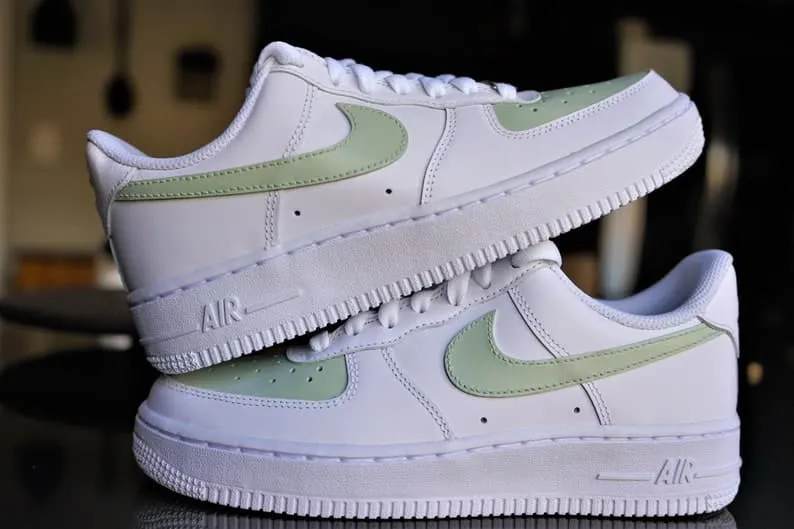 Custom sage Custom Nike Air Force 1