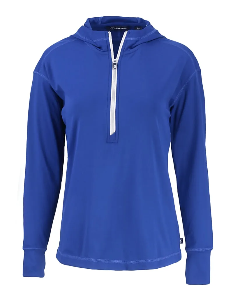 Cutter & Buck Daybreak Eco Recycled Womens Half Zip Hoodie LCK00115